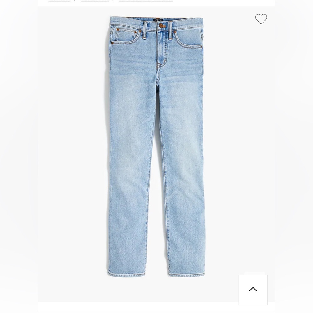 J crew essential straight jeans size 29
